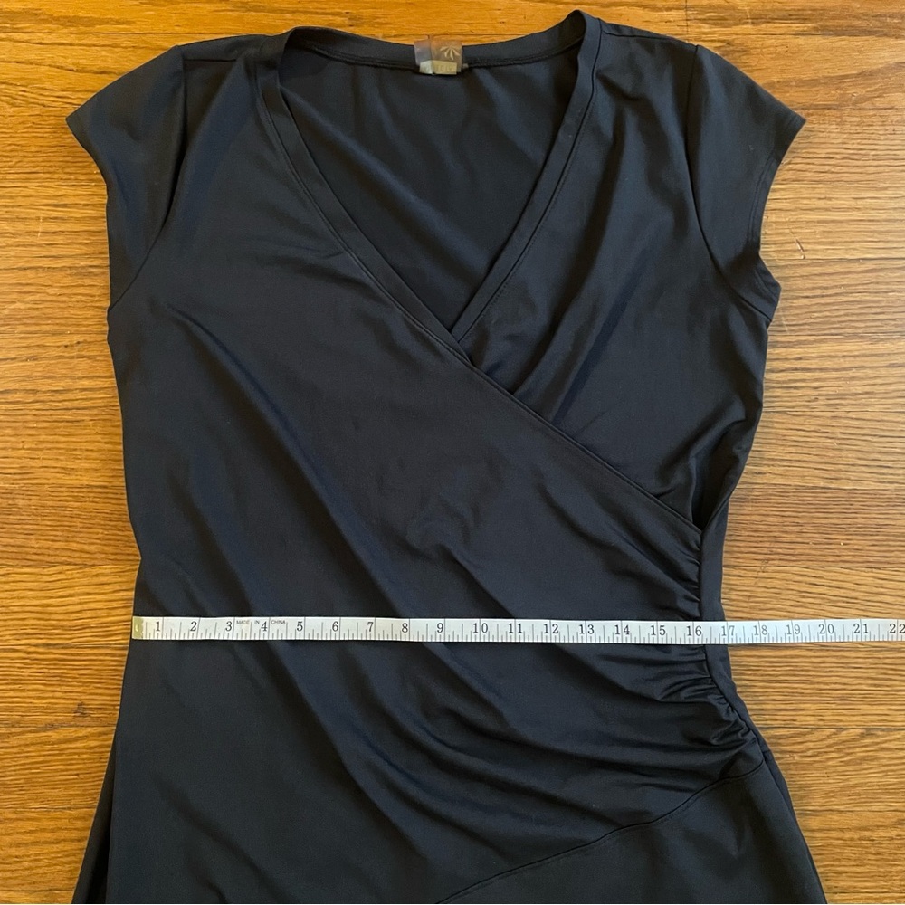 Athleta Black Wrap Dress - Picture 3 of 8